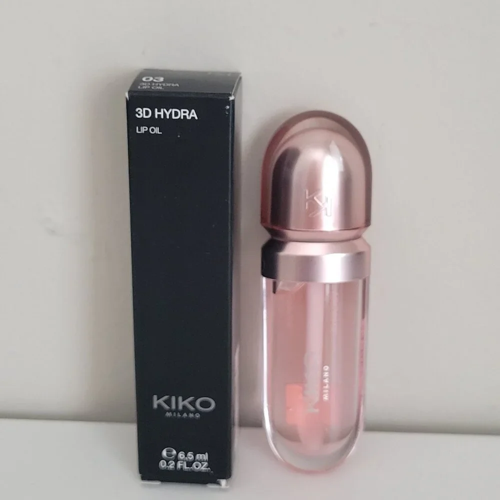 KIKO Milano 3D Hydra Lip Oil 03 Hydrating Lip Oil 0.2oz/6.5ml New with Box
